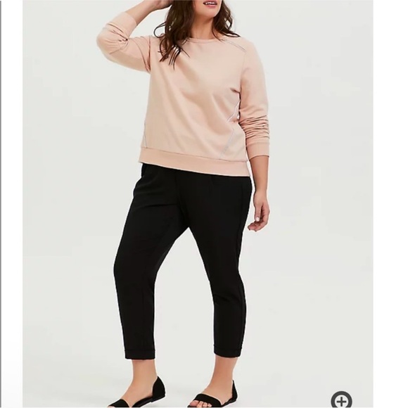 ✨torrid light pink jewel trim sweatshirt✨ - Picture 5 of 9